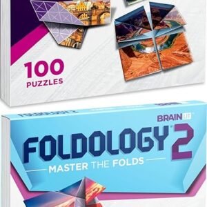 FOLDOLOGY Paquete combinado de 1 y 2 – ¡El juego de rompecabezas de origami!