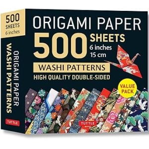 Origami Paper 500 sheets Japanese Washi Patterns