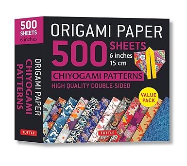 Origami Paper 500 sheets Chiyogami Patterns